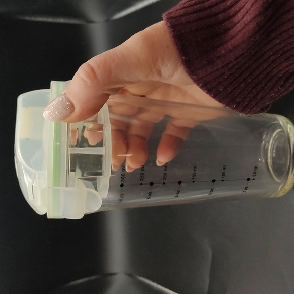 Glasslock Shaker Bottle Glass Mixing Bottle with Lid 450 ml EUC - Picture 4 of 12